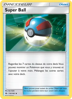 Carte Pokémon Super Ball 119