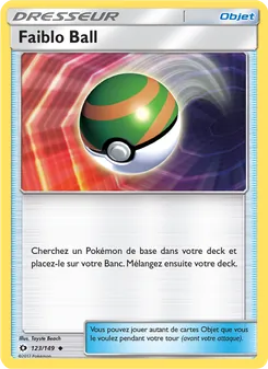 Carte Pokémon Faiblo Ball 123
