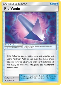 Carte Pokémon Pic Venin 124