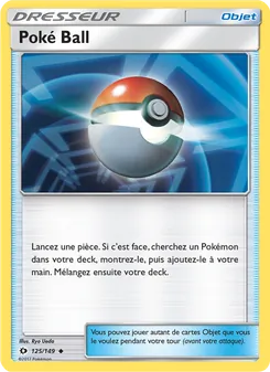 Carte Pokémon Poké Ball 125