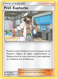 Carte Pokémon Prof. Euphorbe 128