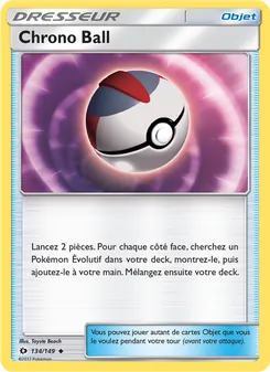 Carte Pokémon Chrono Ball 134