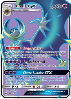 Carte Pokémon Lunala GX 141 — Soleil et Lune