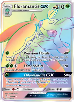 Carte Pokémon Floramantis GX 150