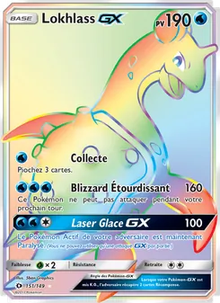 Carte Pokémon Lokhlass GX 151