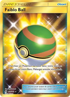 Carte Pokémon Faiblo Ball 158