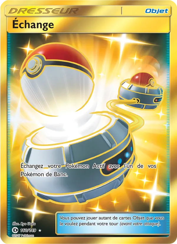 Carte Pokémon Échange 160/149 de l'extension Soleil et Lune