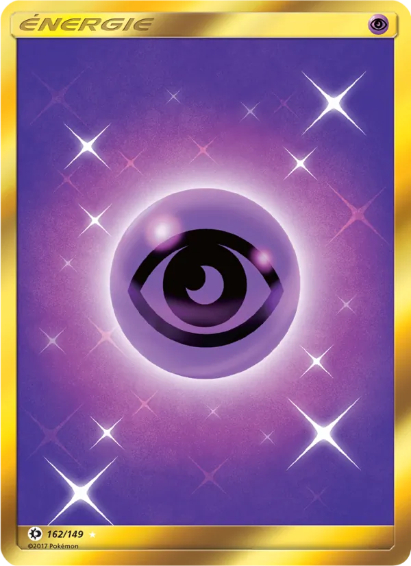 Carte Pokémon Énergie Psy 162/149 de l'extension Soleil et Lune