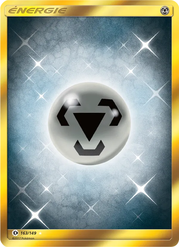 Carte Pokémon Énergie Métal 163/149 de l'extension Soleil et Lune