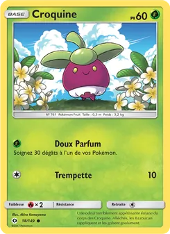Carte Pokémon Croquine 18