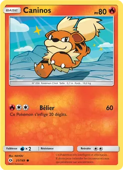 Carte Pokémon Caninos 21