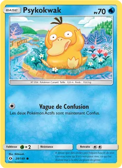 Carte Pokémon Psykokwak 28