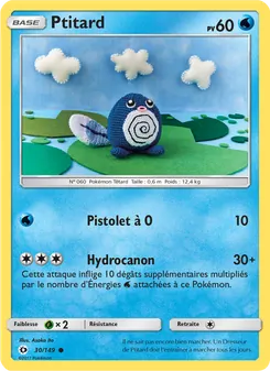 Carte Pokémon Ptitard 30