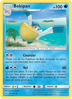 Carte Pokémon Bekipan 38