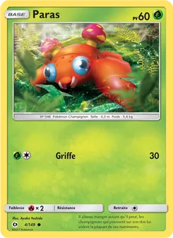 Carte Pokémon Paras 4