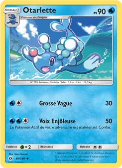 Carte Pokémon Otarlette 40