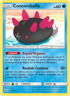 Carte Pokémon Concombaffe 47 — Soleil et Lune