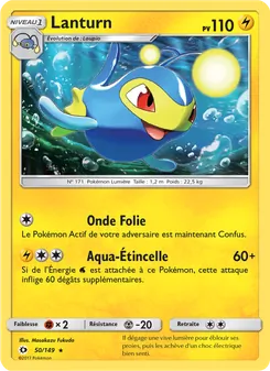 Carte Pokémon Lanturn 50