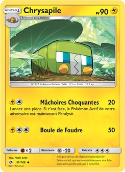 Carte Pokémon Chrysapile 51