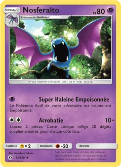 Carte Pokémon Nosferalto 55