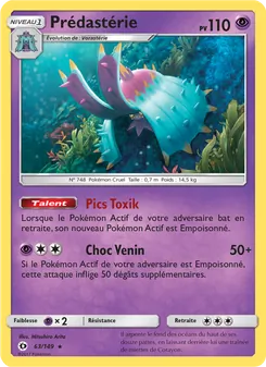 Carte Pokémon Prédastérie 63