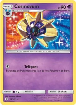Carte Pokémon Cosmovum 65