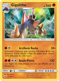 Carte Pokémon Gigalithe 71