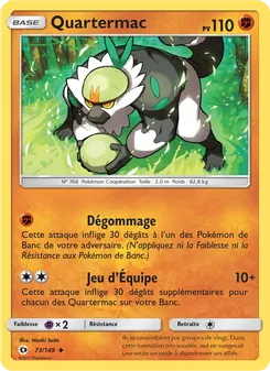 Carte Pokémon Quartermac 73