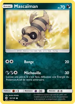 Carte Pokémon Mascaïman 83