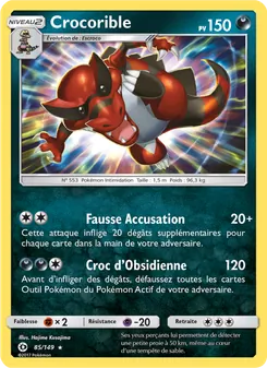 Carte Pokémon Crocorible 85