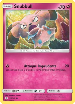 Carte Pokémon Snubbull 90