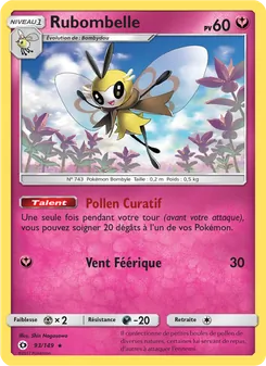 Carte Pokémon Rubombelle 93