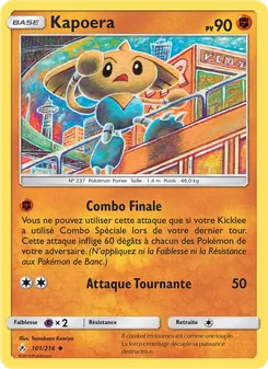 Carte Pokémon Kapoera 101