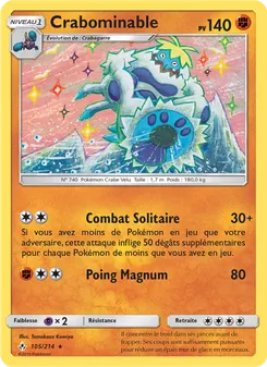 Carte Pokémon Crabominable 105