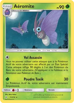 Carte Pokémon Aéromite 11