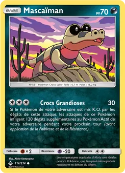 Carte Pokémon Mascaïman 114