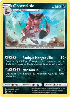 Carte Pokémon Crocorible 116