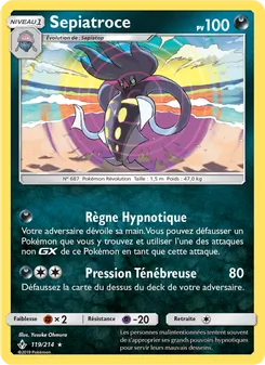 Carte Pokémon Sepiatroce 119