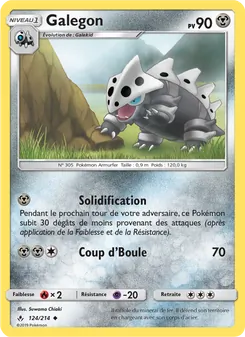 Carte Pokémon Galegon 124
