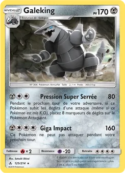 Carte Pokémon Galeking 125
