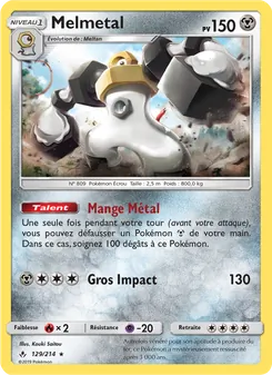 Carte Pokémon Melmetal 129