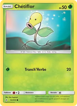 Carte Pokémon Chétiflor 13