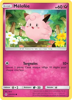 Carte Pokémon Mélofée 132