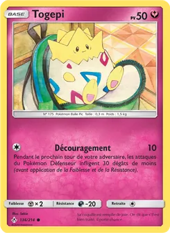 Carte Pokémon Togepi 136
