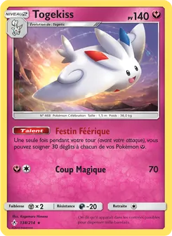 Carte Pokémon Togekiss 138