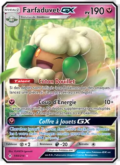 Carte Pokémon Farfaduvet GX 140