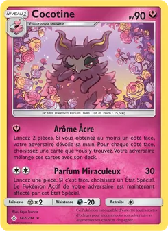 Carte Pokémon Cocotine 142