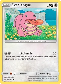 Carte Pokémon Excelangue 152