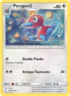 Carte Pokémon Porygon2 156