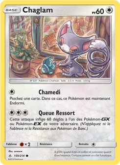 Carte Pokémon Chaglam 159